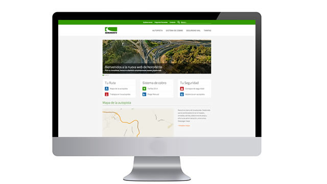 Autopista Nororiente estrena sitio web con nueva plataforma para sus usuarios